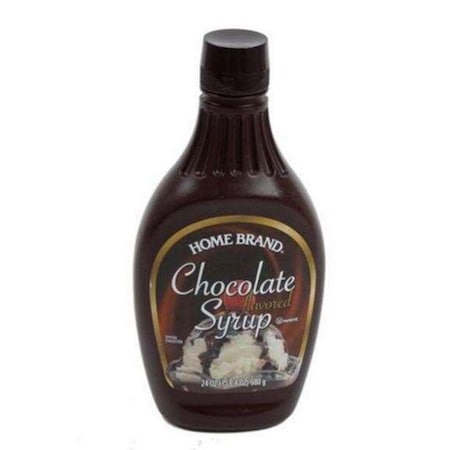Home Brand 24 oz. Chocolate Flavored Syrup-Home Brand, PK12 67T156T1427